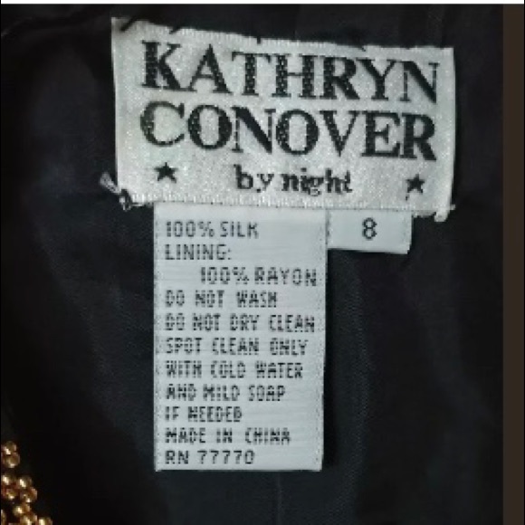 Kathryn Conover by Night Ladies Silk Jacket 8 - Picture 6 of 9